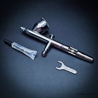 Iwata Eclipse HP-CS Dual-Action Airbrush 0.35mm Nozzle with Gravity Cup – Professional Spray Tool