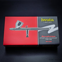 Iwata Revolution CR3 Dual-Action Gravity Feed Airbrush 0.3mm Nozzle – 7ml Cup