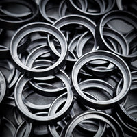 25mm to 28mm Round Base Converters ABS Plastic