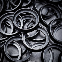 25mm to 28mm Round Base Converters ABS Plastic