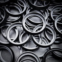 25mm to 28mm Round Base Converters ABS Plastic
