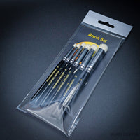 Hobby Heaven 6-Piece Dry Brush Set – XS to XXL Miniature Painting Brushes