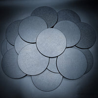 130mm Round Plain Plastic Bases