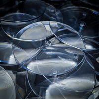 60mm Round Flying Bases – Clear Plastic Stands for Sci-Fi & Fantasy Wargaming Miniatures