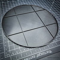 200mm Round Plain 3d Printed Plastic Bases