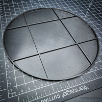 200mm Round Plain 3d Printed Plastic Bases
