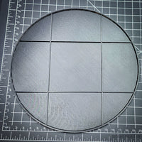 200mm Round Plain 3d Printed Plastic Bases