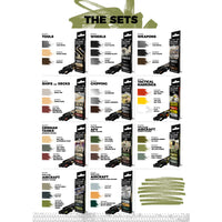 Product Ranges of AK Interactive Real Colors Markers Sets - Overview of available sets and color variations