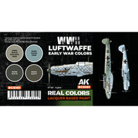 AK Interactive Real Colors WWII Luftwaffe Early War Colors Set RCS101