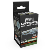 AK Interactive Real Colors WWII Luftwaffe Early War Colors Set RCS101