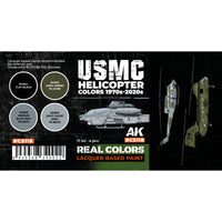 AK Interactive Real Colors USMC Helicopter Colors 1970s-2020s Set RCS118