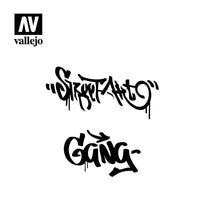 Vallejo Stencils Street Art No. 2 LET004