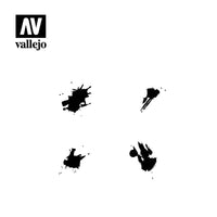 Vallejo Stencils Petrol Spills TX004