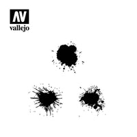 Vallejo Stencils Paint Stains TX005
