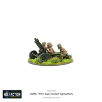 Bolt Action USMC 75mm pack howitzer light artillery Warlord Games