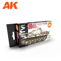 AK Interactive 1945 German Late Colors 3G Paints Set AFV AK11654 - Hobby Heaven