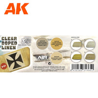 AK Interactive Clear Doped Linen SET 3G AK11712 - Hobby Heaven