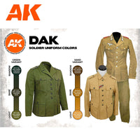 Ak Interactive Dak Soldier Uniform Colors 3g Figure Paint Set AK11628 - Hobby Heaven