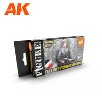 Ak Interactive German Field Grey Uniforms 3g Figure Paint Set AK11627 - Hobby Heaven