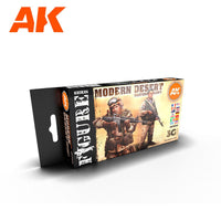 Ak Interactive Modern Desert Uniform Colors 3g Figure Paint Set AK11630 - Hobby Heaven