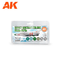 AK Interactive Soviet Aircraft Colors 1950s-1970s SET 3G AK11743 - Hobby Heaven