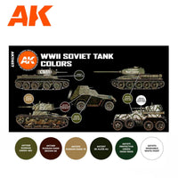 AK Interactive Soviet Camouflages 3G Paints Set AFV AK11657 - Hobby Heaven
