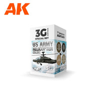 AK Interactive US Army Helicopter Colors SET 3G AK11750 - Hobby Heaven