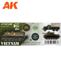 AK Interactive Vietnam Colors 3G Paints Set AFV AK11659 - Hobby Heaven