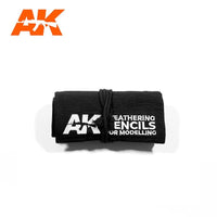 AK Interactive Weathering Pencils Full Range In Cloth Case 37pcs AK10048 - Hobby Heaven