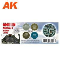 AK Interactive WWII IJN Aircraft Interior Colors SET 3G AK11738 - Hobby Heaven