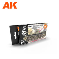 AK Interactive WWII Japanese Army Afv Colors Set 3G Paints Set AFV AK11774 - Hobby Heaven