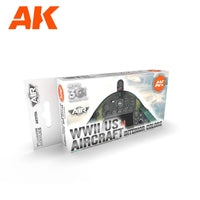 AK Interactive WWII US Aircraft Interior Colors SET 3G AK11734 - Hobby Heaven