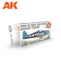 AK Interactive WWII US Navy & USMC Aircraft Colors SET 3G AK11729 - Hobby Heaven