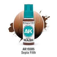 AK Interactive Acrylic Washes – Single Colours Range