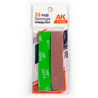 AK Interactive Sanding Sponges AK9550–AK9555