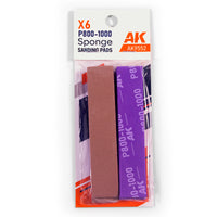 AK Interactive Sanding Sponges AK9550–AK9555