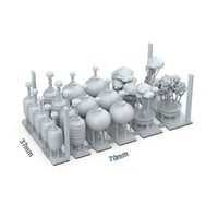 AK Interactive Basing Bits — 3D-Printed Resin Base Accessories