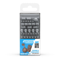 AK Interactive Basing Bits — 3D-Printed Resin Base Accessories