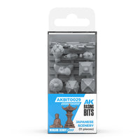 AK Interactive Basing Bits — 3D-Printed Resin Base Accessories