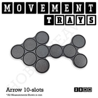 28mm Movement Trays for Tabletop Games | Wargaming | Full Range