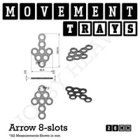 28mm Movement Trays for Tabletop Games | Wargaming | Full Range