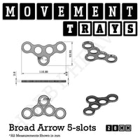 28mm Movement Trays for Tabletop Games | Wargaming | Full Range