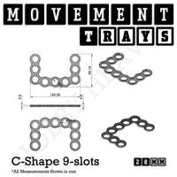 28mm Movement Trays for Tabletop Games | Wargaming | Full Range