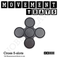 28mm Movement Trays for Tabletop Games | Wargaming | Full Range