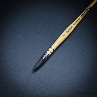 Full view of da Vinci 5247 Mop watercolour brush with wooden handle