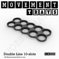 28mm Movement Trays for Tabletop Games | Wargaming | Full Range