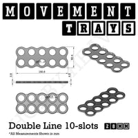 28mm Movement Trays for Tabletop Games | Wargaming | Full Range