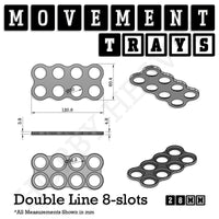 28mm Movement Trays for Tabletop Games | Wargaming | Full Range