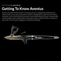 Gaahleri Aventus Black Aurora product overview with rebuilt modular airbrush body