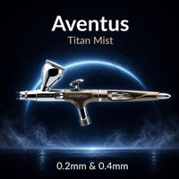 Hero image of the Gaahleri Aventus Titan Mist dual calibre 0.2mm and 0.4mm airbrush